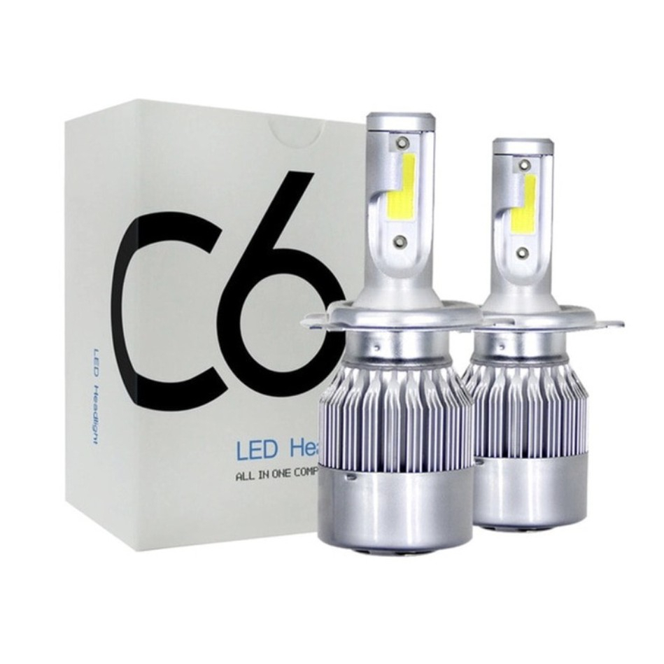 LAMPU MOBIL LED C6 (H4 H11 HB3) Headlamp, Foglamp, High beam - Include Fan Pendingin - Harga super murah !!