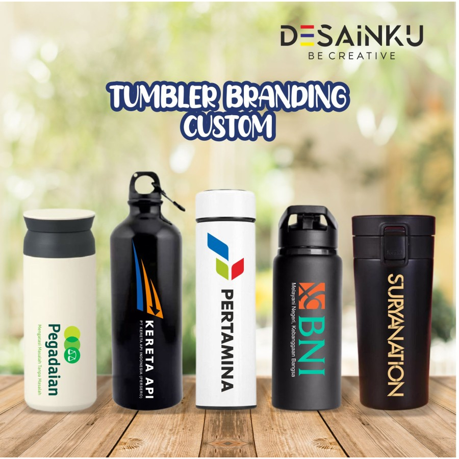 BRANDING 2022!!! Tumbler Branding Custom Keren - Print UV