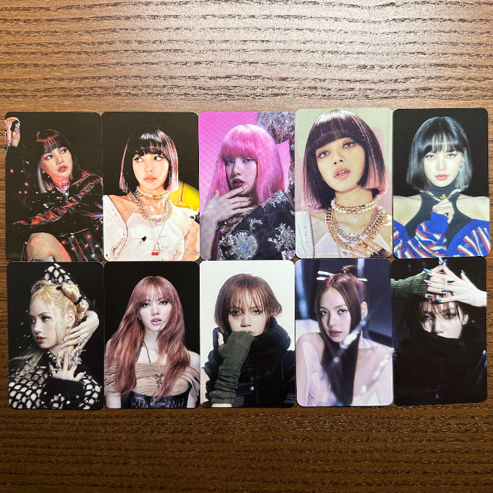 BLACKPINK PHOTOCARD PC OFFICIAL ORIGINAL 1 SET ISI 10 YG ENTERTAINMENT BLACK PINK EXHIBITION FLIMTY 