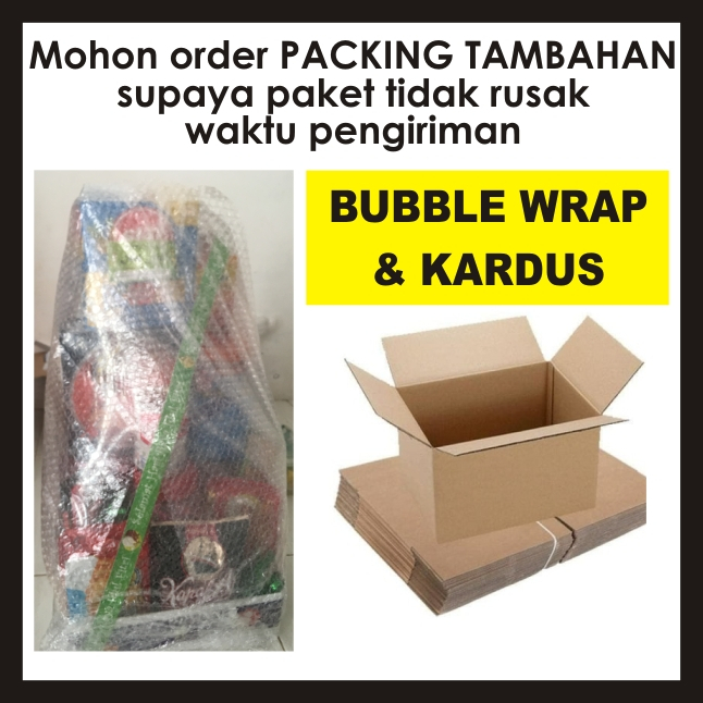 

PACKING TAMBAHAN PARCEL KIRIM LUAR KOTA