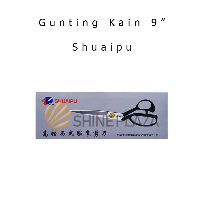 

Gunting Kain Shuaipu 9" - Gunting Jahit Shuaipu 9
