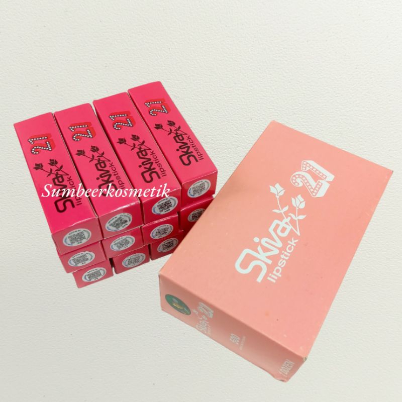 LIPSTIK SKIVA SERI campur  WARNA