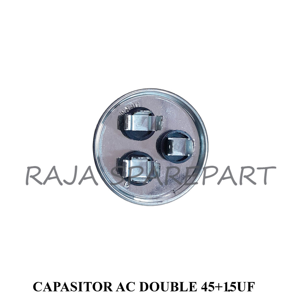 Capasitor Running AC Double 45+1,5UF