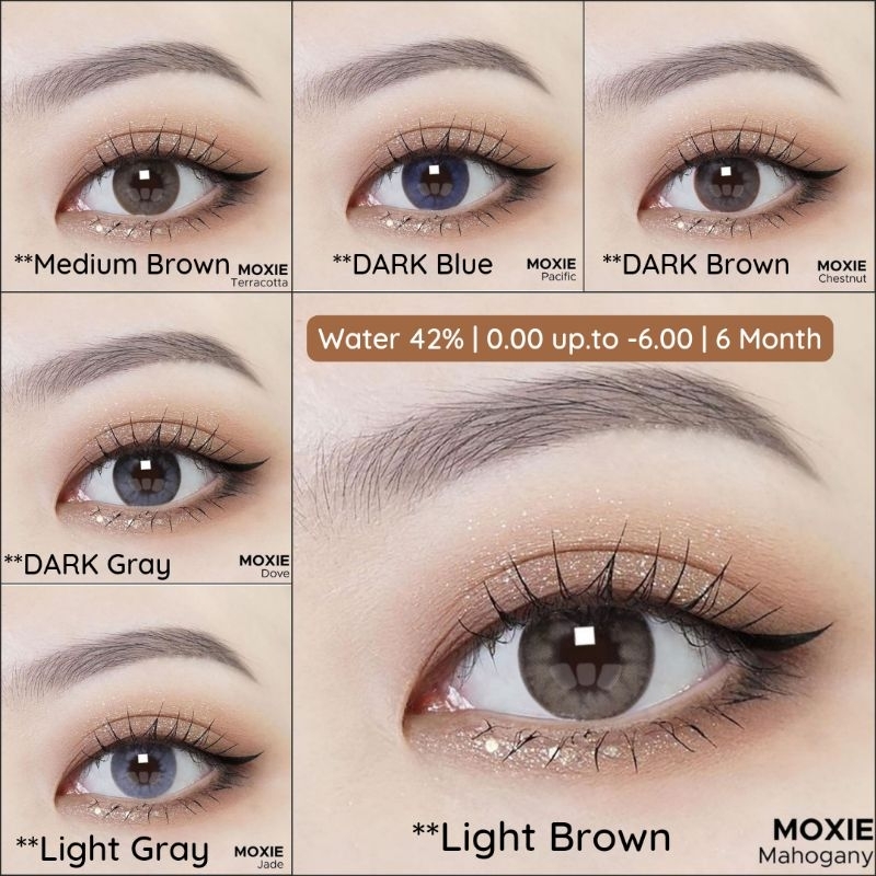 SOFTLENS MOXIE EXOTICON NORMAL MINUS SOFTLEN NATURAL Made in Korea