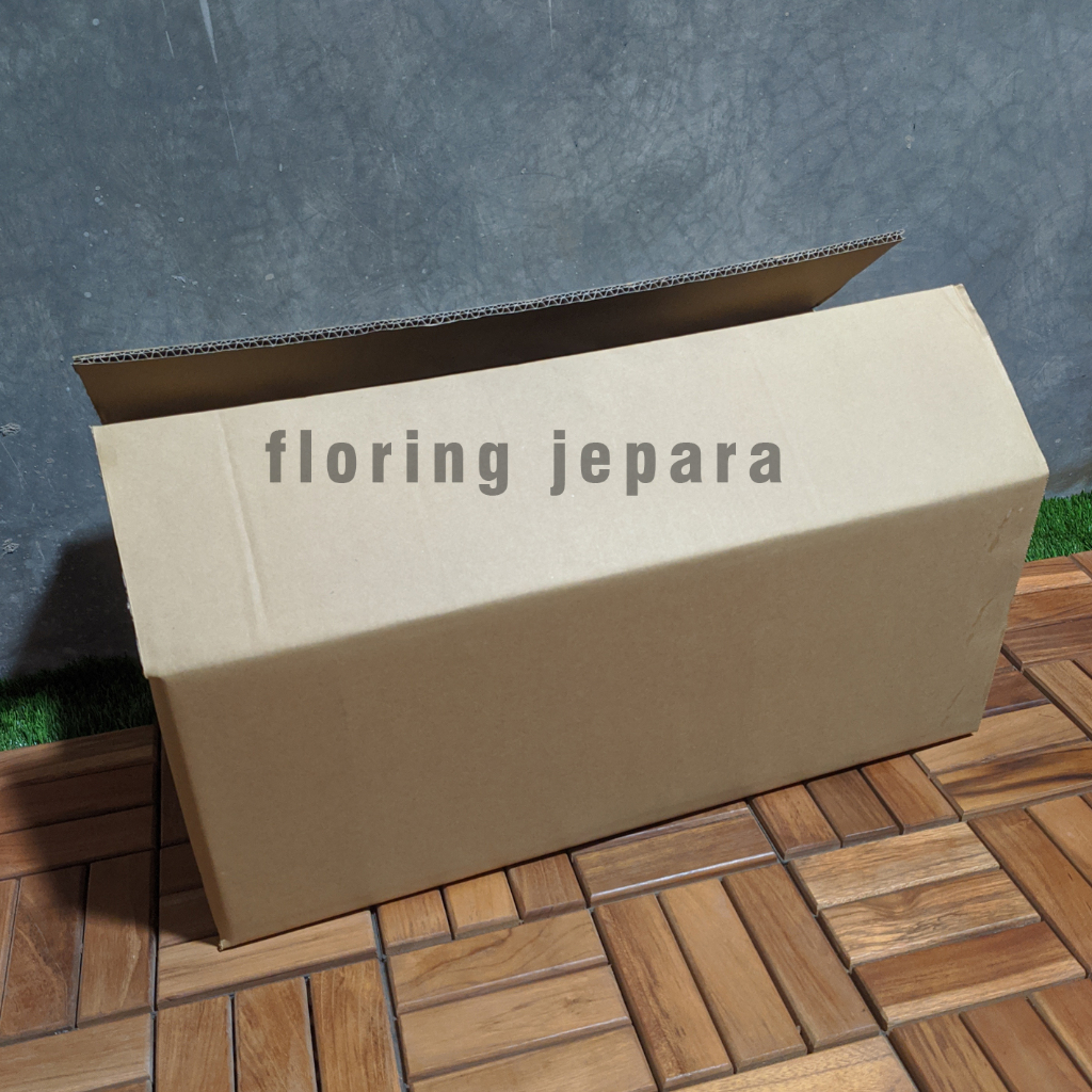 

Kardus packing lantai kayu muat 20 pcs tebal