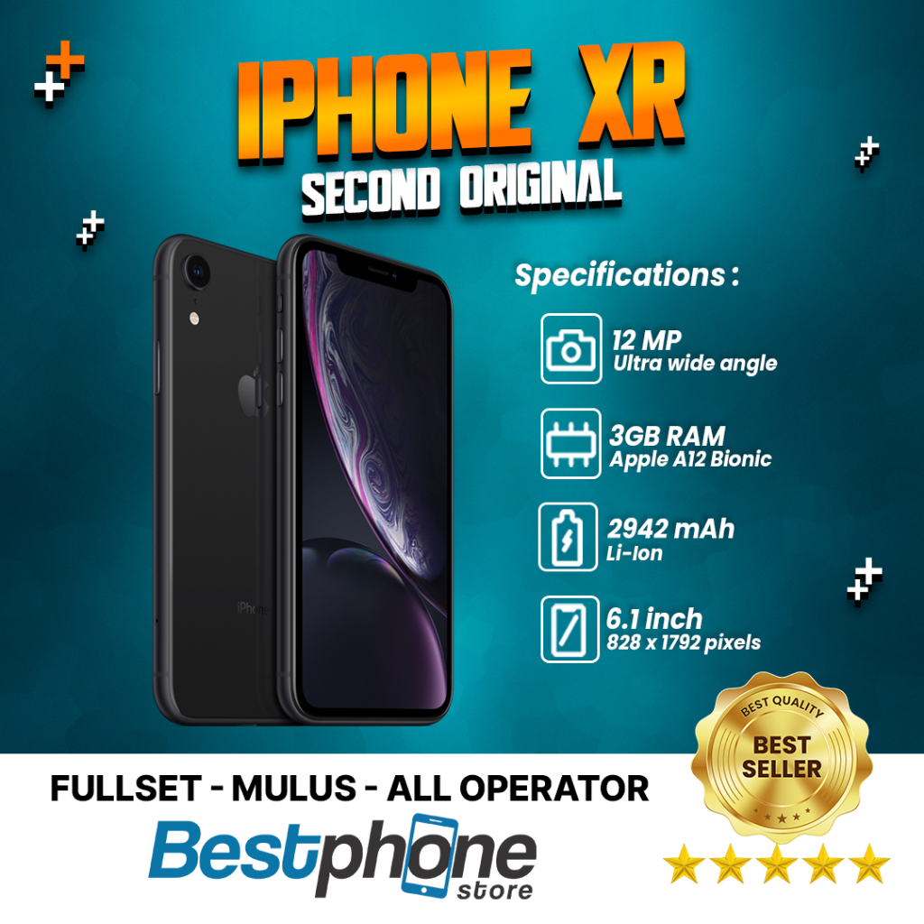 iPhone XR 256Gb - 128Gb - 64Gb Second Original 100% Fullset | 64Gb | 128Gb | 256Gb