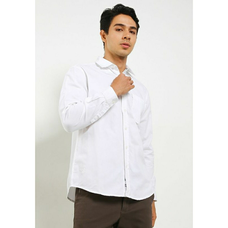 KLL369 KEMEJA PUTIH PANJANG LOIS ORIGINAL PRIA