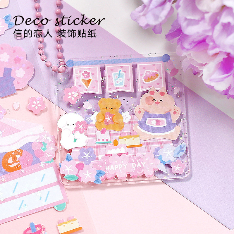 

PINKABULOUS Flower Star Garden Diary Deco Stickers