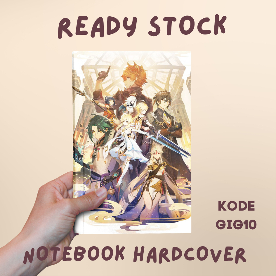 

BUKU NOTEBOOK GENSHIN IMPACT/ BUKU SEKOLAH/ BUKU CATATAN/ BUKU GENSHIN IMPACT KODE GIG10