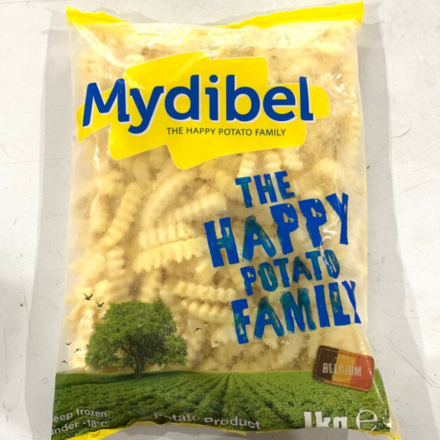 Mydibel Crinkle Cut Fries/Kentang Goreng 1 Kg