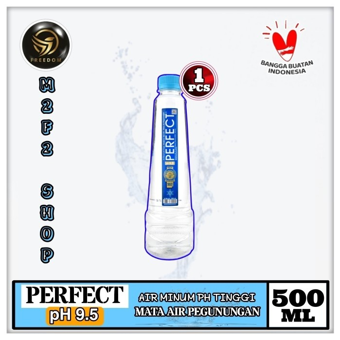 

Air Mineral Water Perfect Alkaline pH9.5 Botol Pet - 500 ml (Kemasan Satuan)