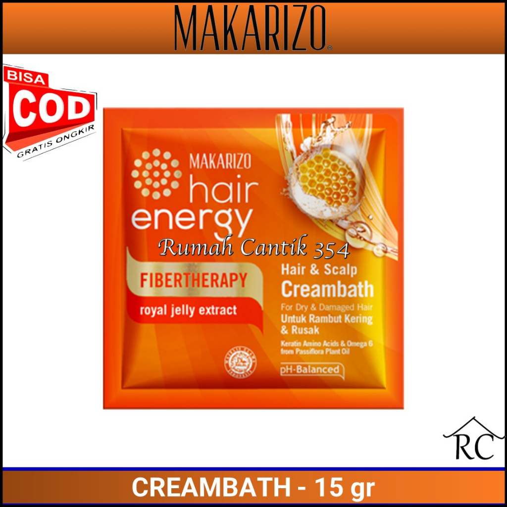 Makarizo Creambath 15gr Tersedia 2 Varian Aroma Rumah Cantik 354