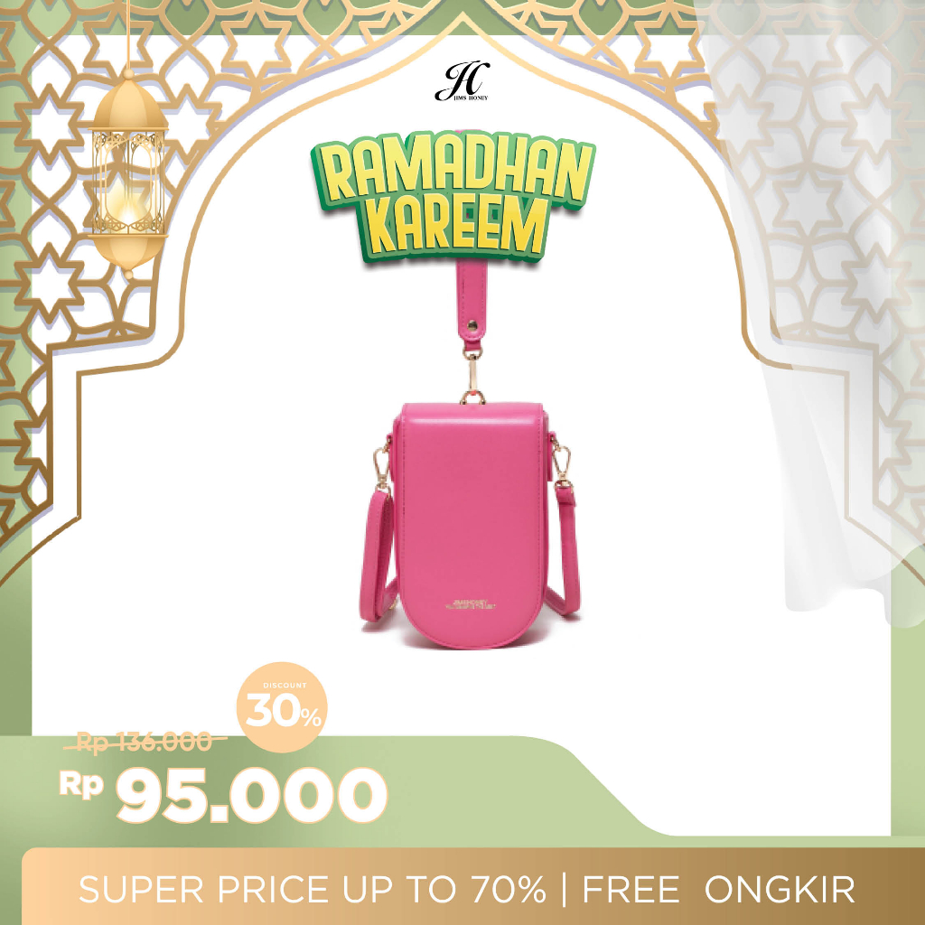 JIMS HONEY LOUISA MINI BAG TAS SELEMPANG HP WANITA FREE TALI PENDEK