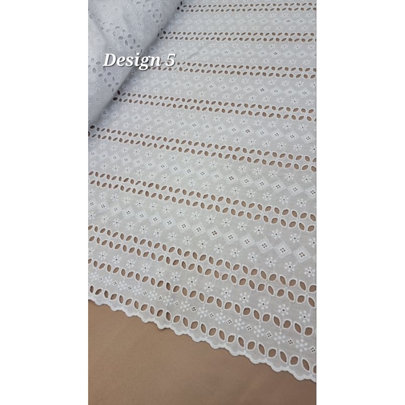 Katun Bordir Putih mukena baju koko