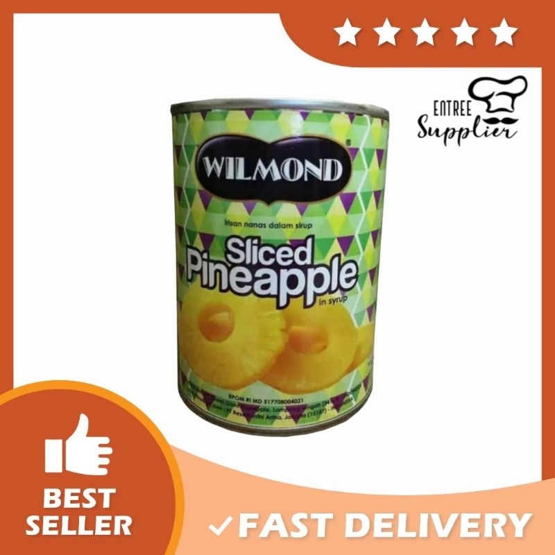 

Wilmond Sliced Pineapple 567gr / Irisan Nanas Kaleng / Buah Kaleng