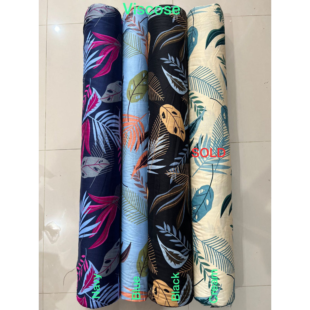 BISA COD // ECER KAIN METERAN // HARGA PER 0,5M // RAYON VISCOSE // MOTIF MACAN LEOPARD ZEBRA BUNGA 