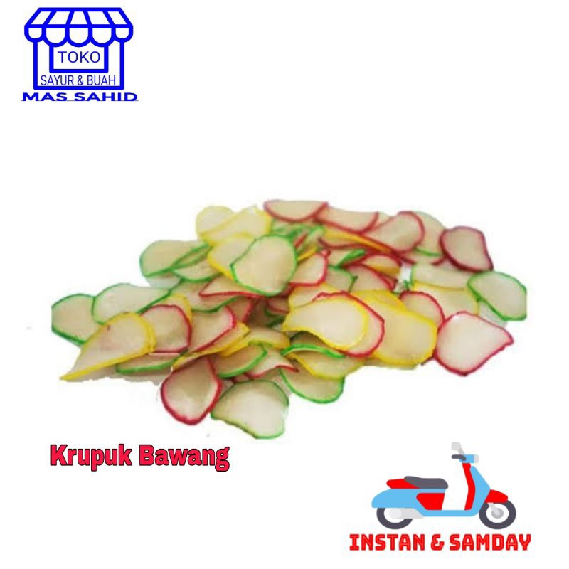 

Kerupuk Bawang Krupuk Mentah 250 grm