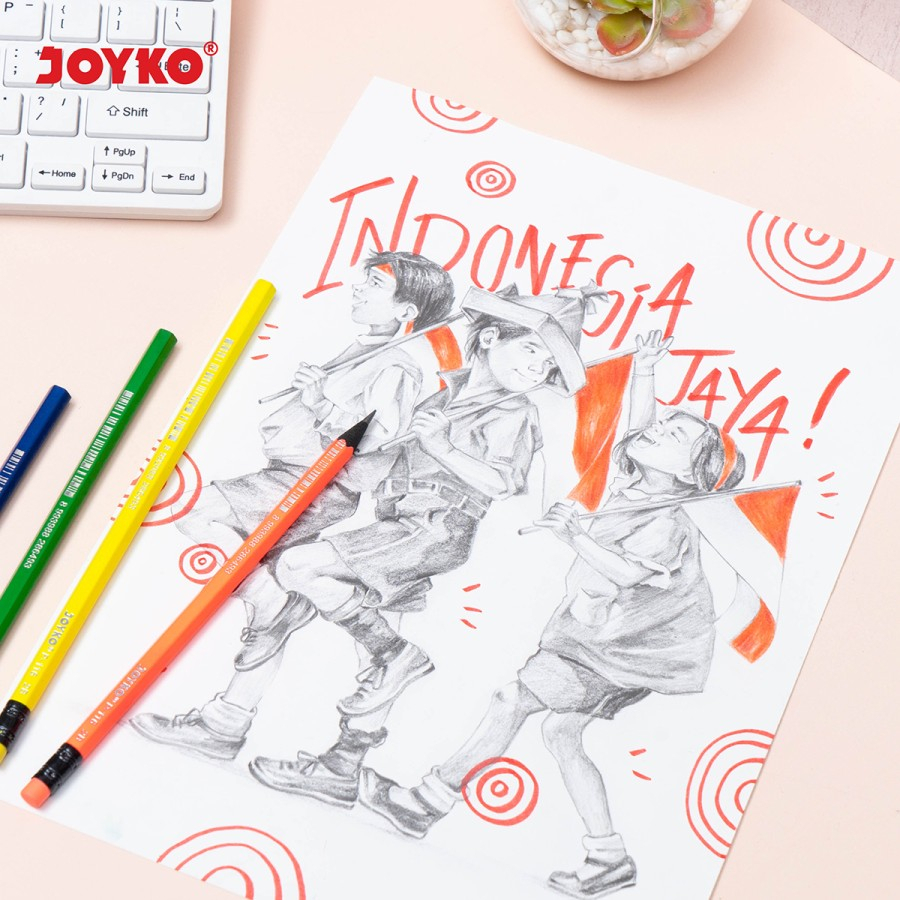 

Pensil Serut Bright Color Joyko P-116