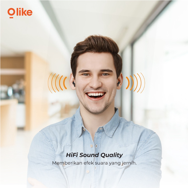 Olike EJ2 TWS True Wireless Earphone Headset Bluetooth HiFi Audio