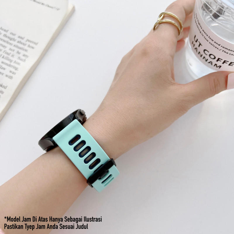 Dual Tone Strap Amazfit GTR Mini 2023 - Tali Jam Tangan 20mm Rubber Silikon