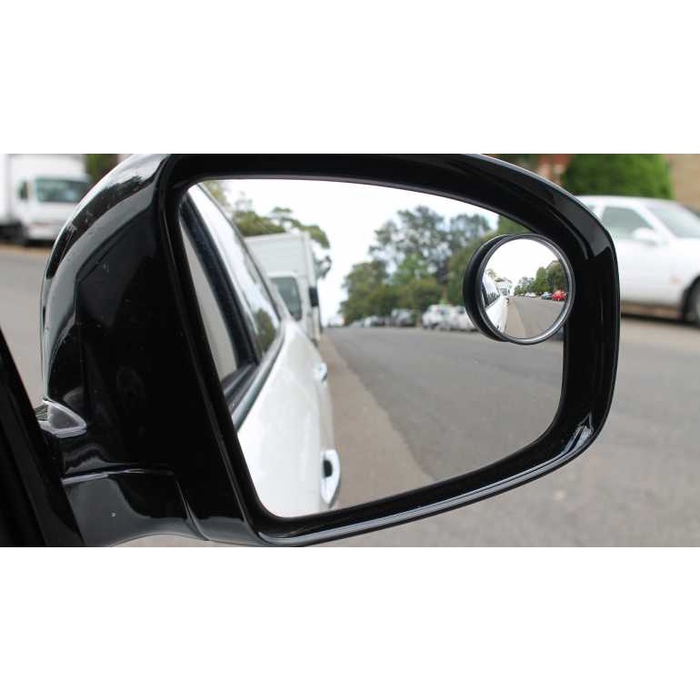 Kaca Cembung Spion Mini / Blind Spot Mirror Mini / Spion Mobil Motor / Kaca Cembung Spion / Spion Bulat Kecil Mobil Universal Mini Blind Spot Mirror Tempel Motor