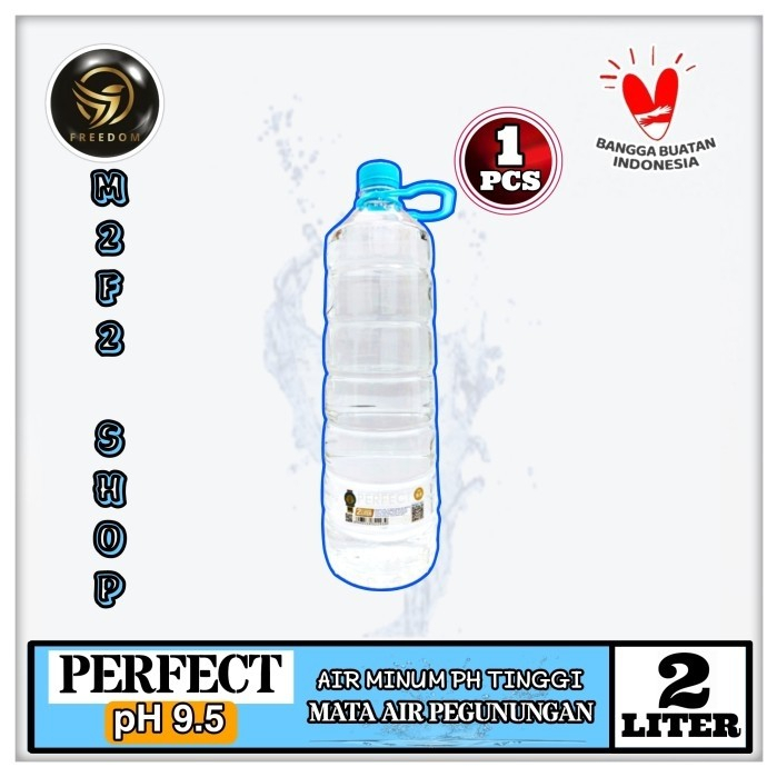 

Air Mineral Water Perfect Alkaline pH9.5 Botol Pet - 2000 ml (Kemasan Satuan)