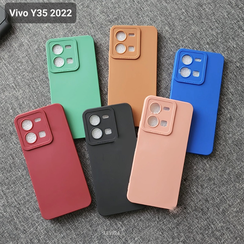 SILIKON CAIR ASLI RESMI CASE VIVO Y16 Y15S Y01 Y15C Y22 Y22S Y35 Y21 Y33S Y21E Y21S Y20 Y20I Y20S Y12S Y17 Y15 Y12 Y11 2019 COVER TAHAN GUNCANGAN SOFTCASE CASING