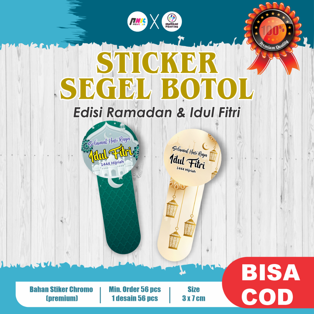 

Stiker Segel Botol Edisi Ramadhan Bulan Puasa Lebaran Hari Raya Idul Fitri Sticker Segel Makanan Kemasan Minuman Botol Ramadan