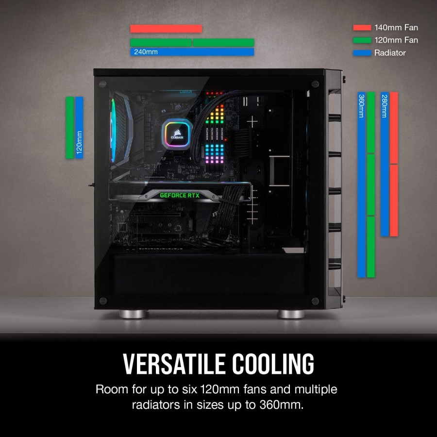 Corsair iCUE 465X RGB Black - ATX