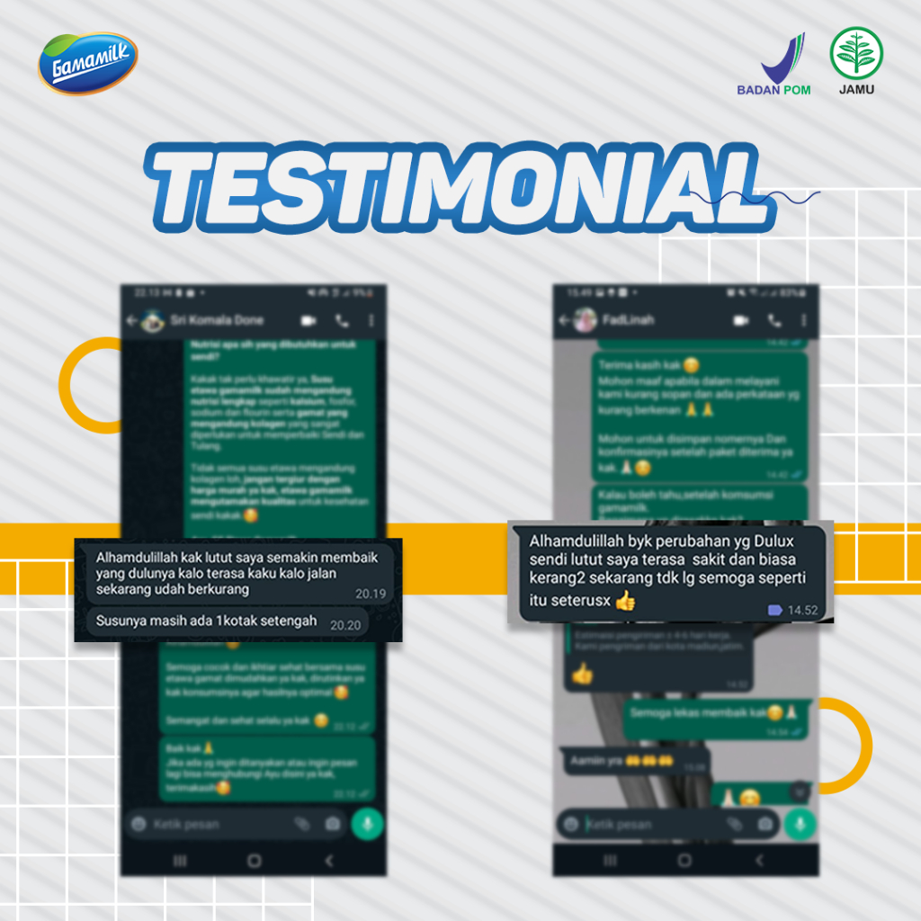 GAMAMILK SUSU ETAWA PREMIUM TERBAIK ATASI NYERI SENDI DAN TULANG 100% ORI