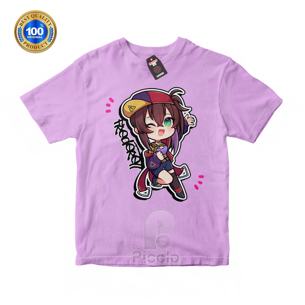 (FREE NAMA) BAJU KAOS ATASAN ANAK MOTIF KARAKTER ANIME FREDETT Bahan COTTUN