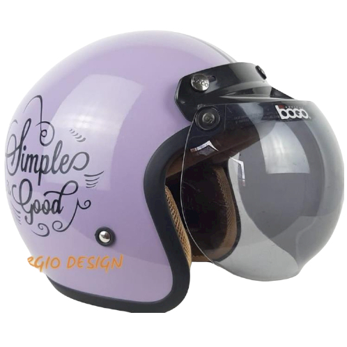 Bogo Motif Helm Dewasa Full Leher