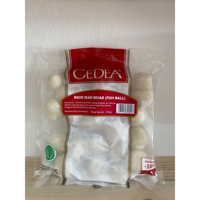 

Cedea Bakso Ikan Besar 500gr