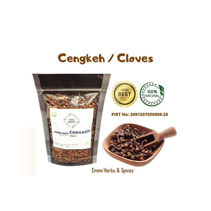 

Cengkeh/Cloves/100gr/Rempah Masak/JSR/Premium Quality