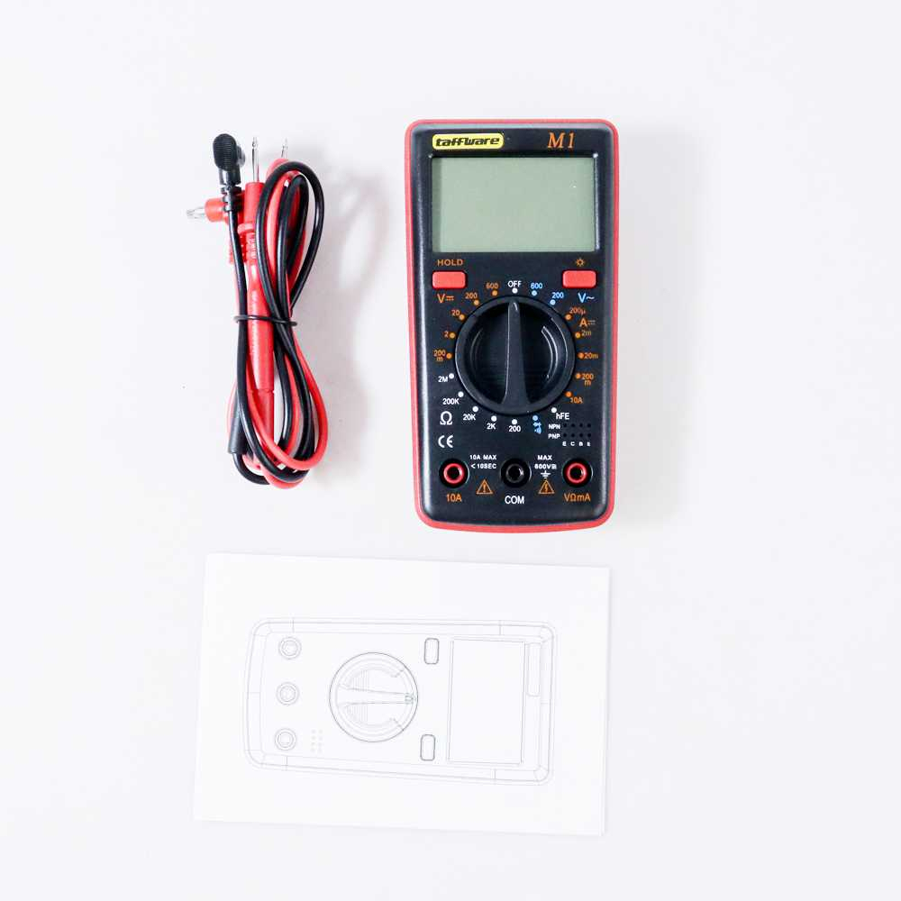 Mini Digital Multimeter LCD Alat Ukur Tegangan Arus AC/DC Voltage – M1