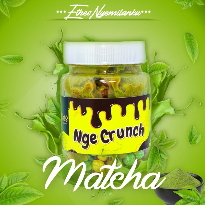 

Ethes NgeCrunch || Coklat Lumer in Jar isi 93gram rasa MATCHA