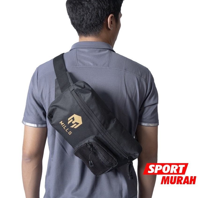 TAS MILLS BUMBAG (1.8L) BLACK 170511