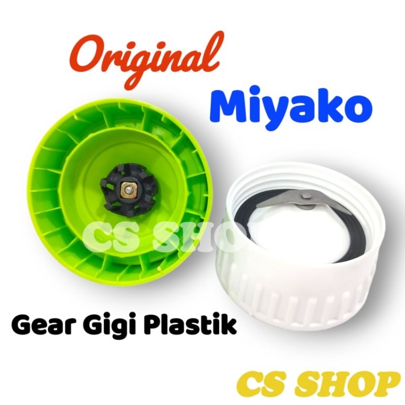 PISAU MOUNTING BLENDER MIYAKO ORIGINAL GEAR GIGI PLASTIK(MODEL BARU)UNTUK BUMBU  &amp; MOUNTING JUS/PISAU BLENDER MIYAKO MATA PISAU 4 &amp; MATA PISAU 6 TIPE 151,152,501,301 ORIGINAL