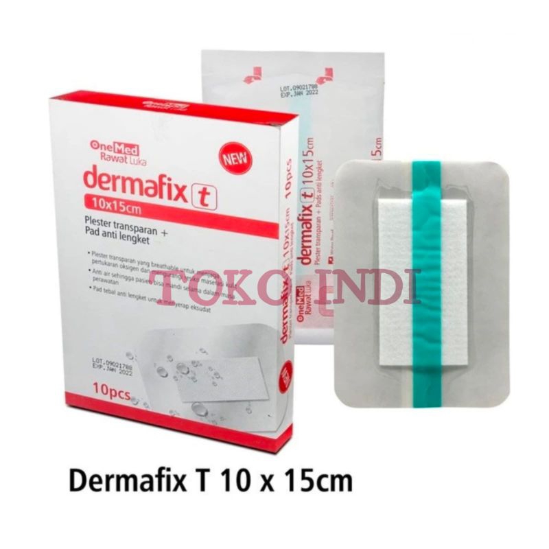 Dermafix T 10x15 cm/Plester Dermafix/Plester Luka Anti Air