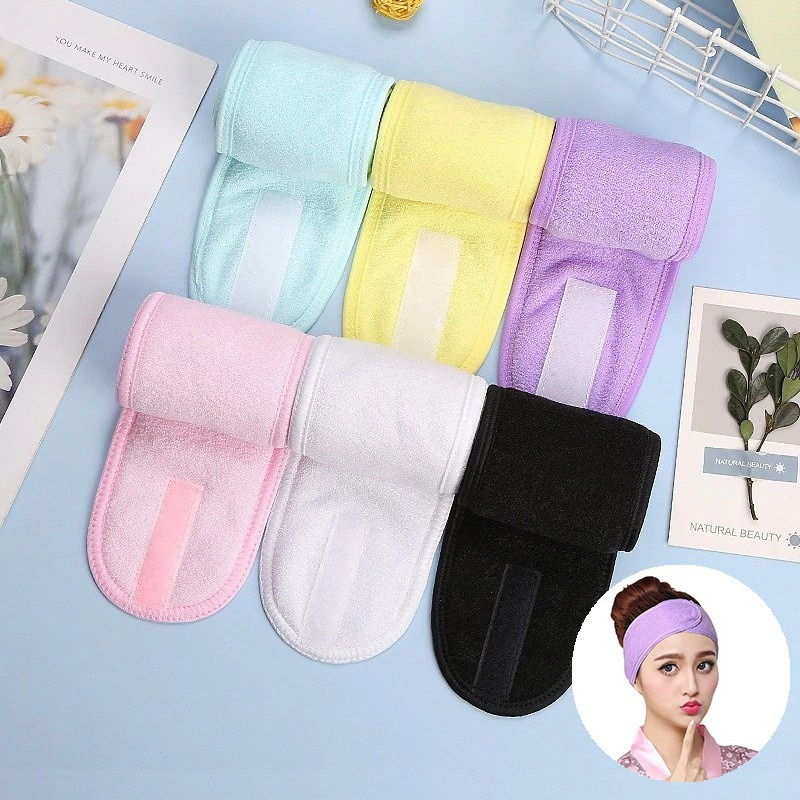 Bandana Bando Penahan Poni Untuk Cuci Muka Masker Make-Up / Facial Headband Serbaguna