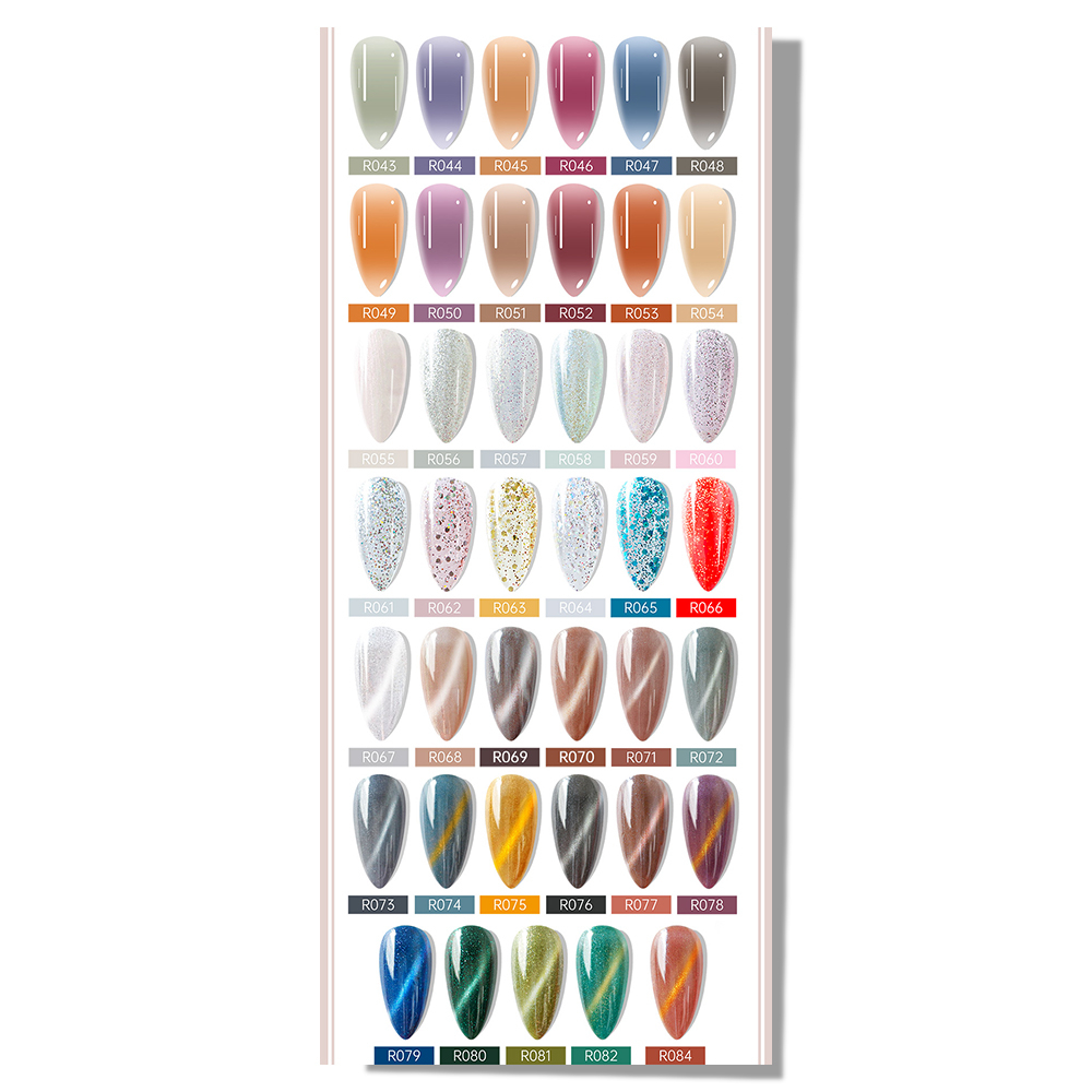 【 COD 】RISYAL120 COLOUR  PLUS BOOK DISPLAY &amp; KUKU DISPLAY GEL POLISH/SET 12W+4PCS Kutek Gel Laser Diamond /KUTEK GEL UV LED Nail  Art /GLITTER 12PCS / SOAK OFF / KUTEKS GEL/CAT EYE  NAIL ART