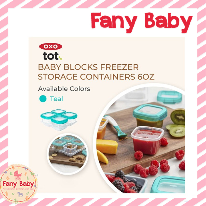 OXO TOT Baby Blocks Freezer Storage Containers 2 oz/60ML