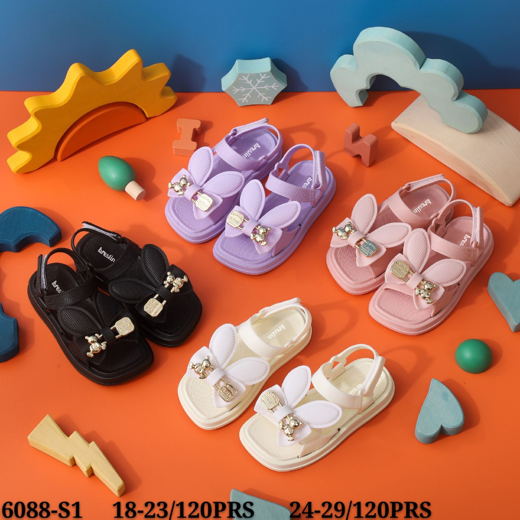 Sandal Anak Perempuan  Bear Pita Rabbit Bear &amp; Pita Flower Bear Winola Collection WNL 6088-S1/S2 (24-29)