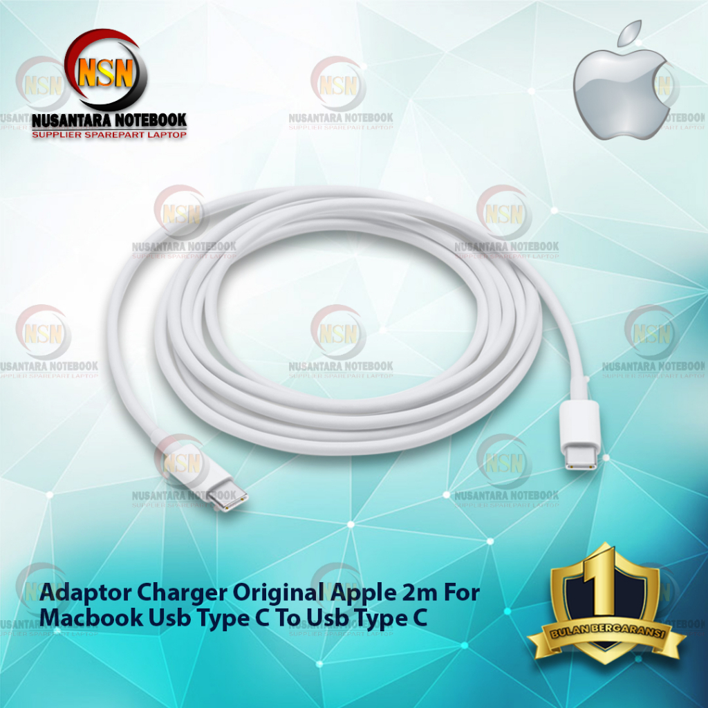 Kabel Data Original Apple Macbook Usb Type C To Usb Type C