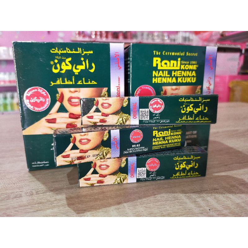 KUTEK RANI/HENNA RANI/CAT KUKU/HENNA HALAL
