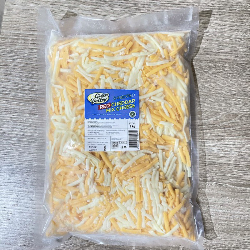 

Green Valley Shredded Red Cheddar Mix 1kg