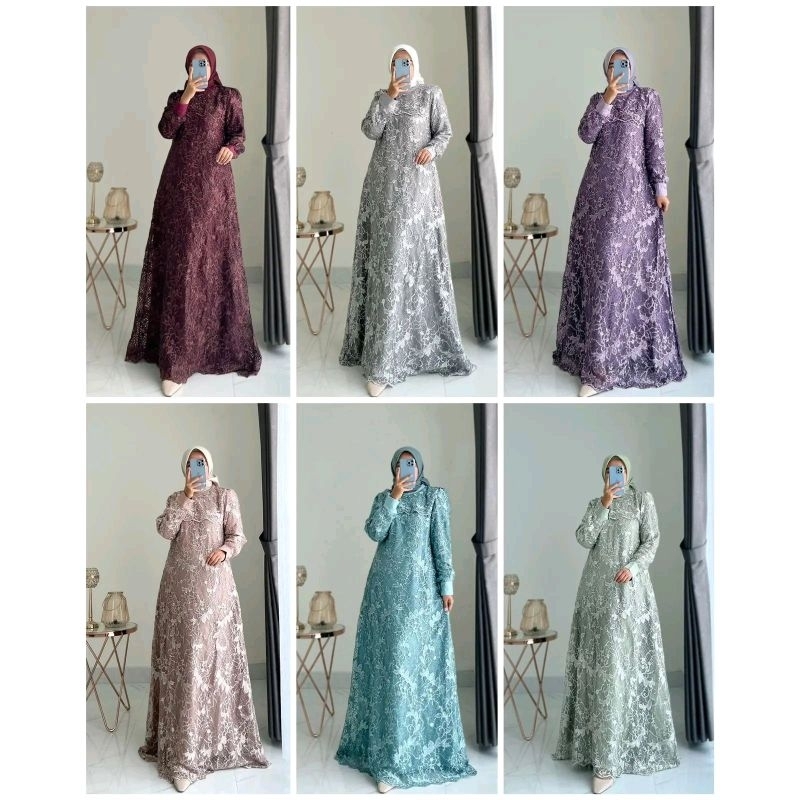 NUNULOLO SOVIA 2 DRESS GAMIS WANITA BY NUNULOLO