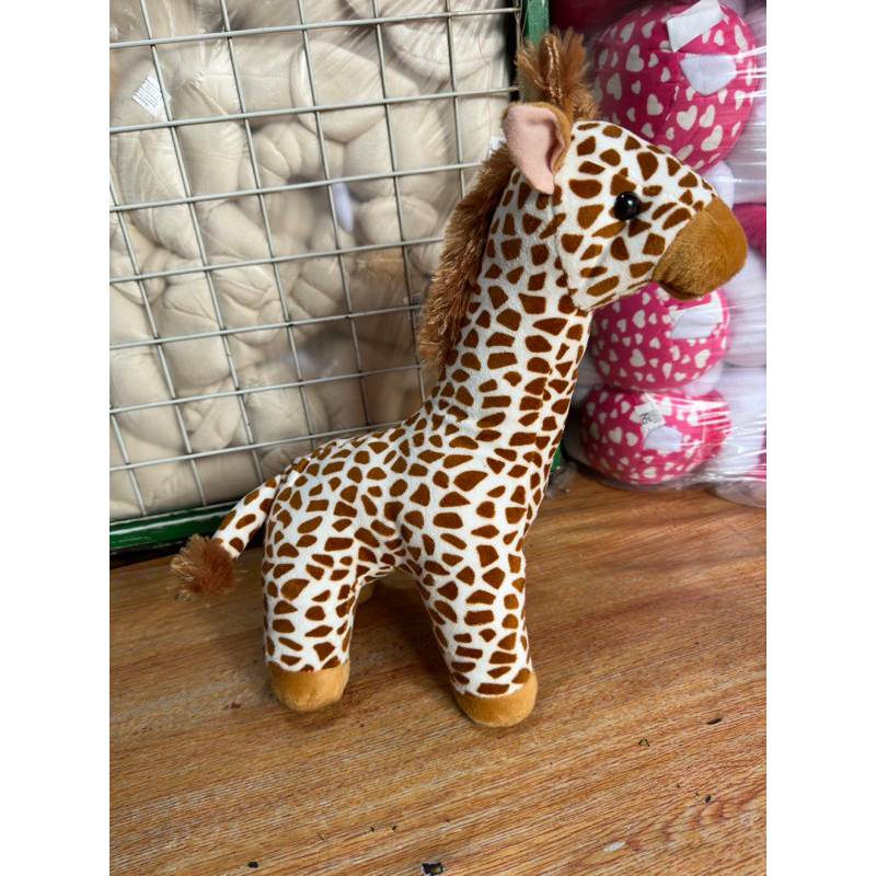 BONEKA JERAPAH BONEKA LEHER PANJANG JERAPAH BELANG MAINAN ANAK JERAPAH