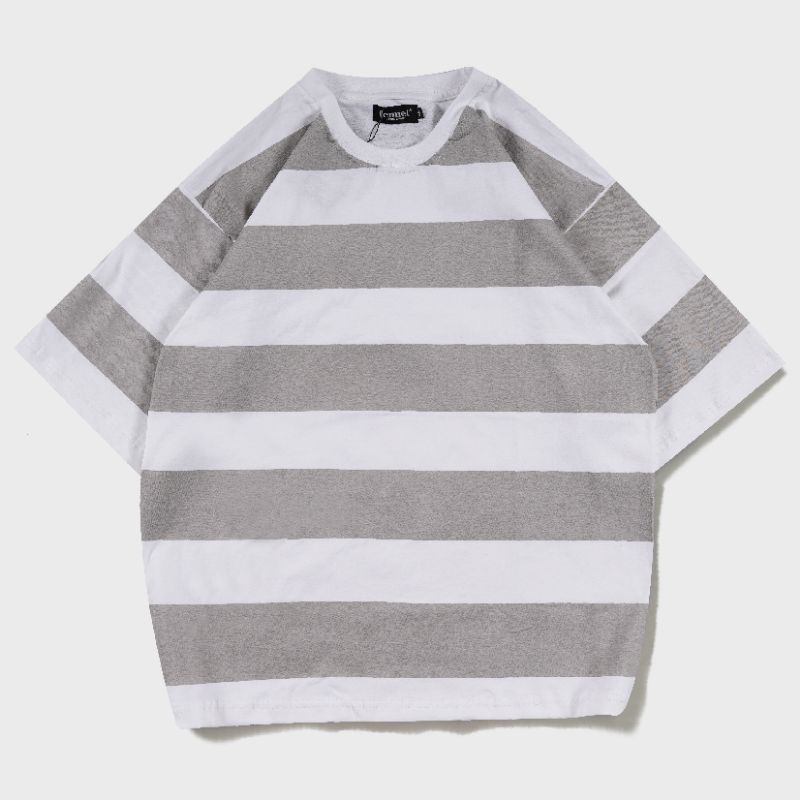 [N01137] T-shirt Oversized STRIPE SALUR