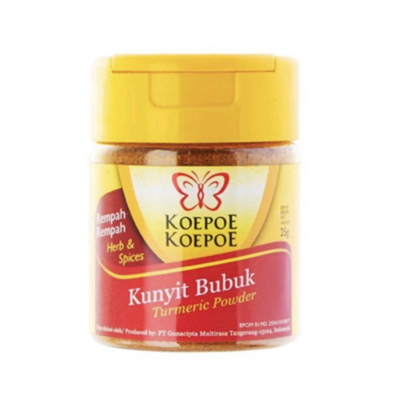 Kunyit Bubuk Turmeric Powder Koepoe 25gr